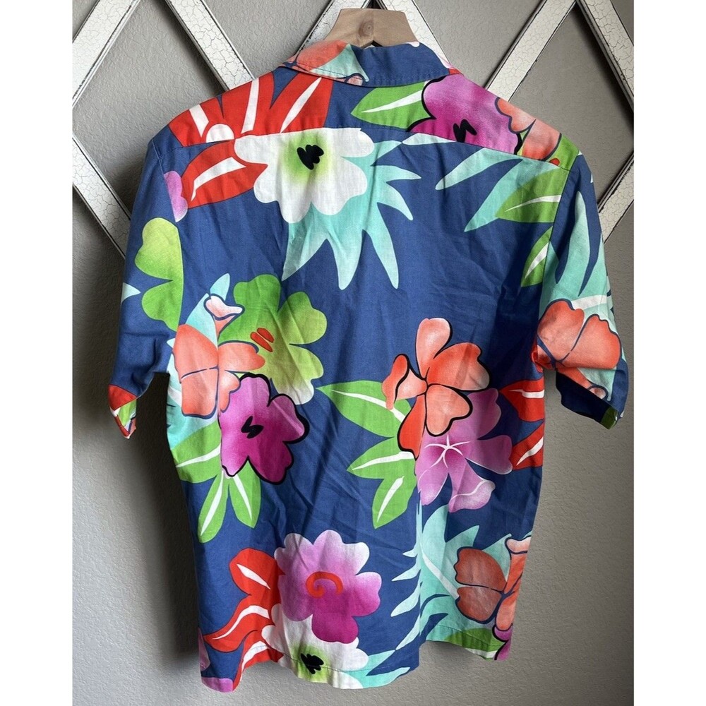 Vintage Surf Line Hawaii ORIGINAL JAMS Men's M Button Down Floral Hawaiian Shirt - Picture 6 of 8